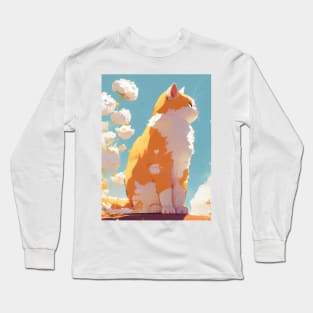 Orange and white cat Long Sleeve T-Shirt